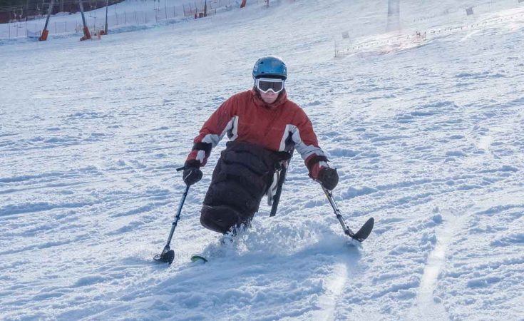 Mindervaliden wintersport