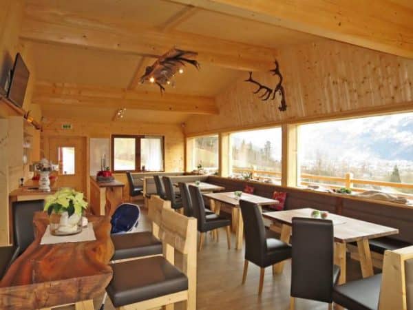 Chalet Talbach - Mayrhofen - Tirol - 20 personen - eetkamer met uitzicht